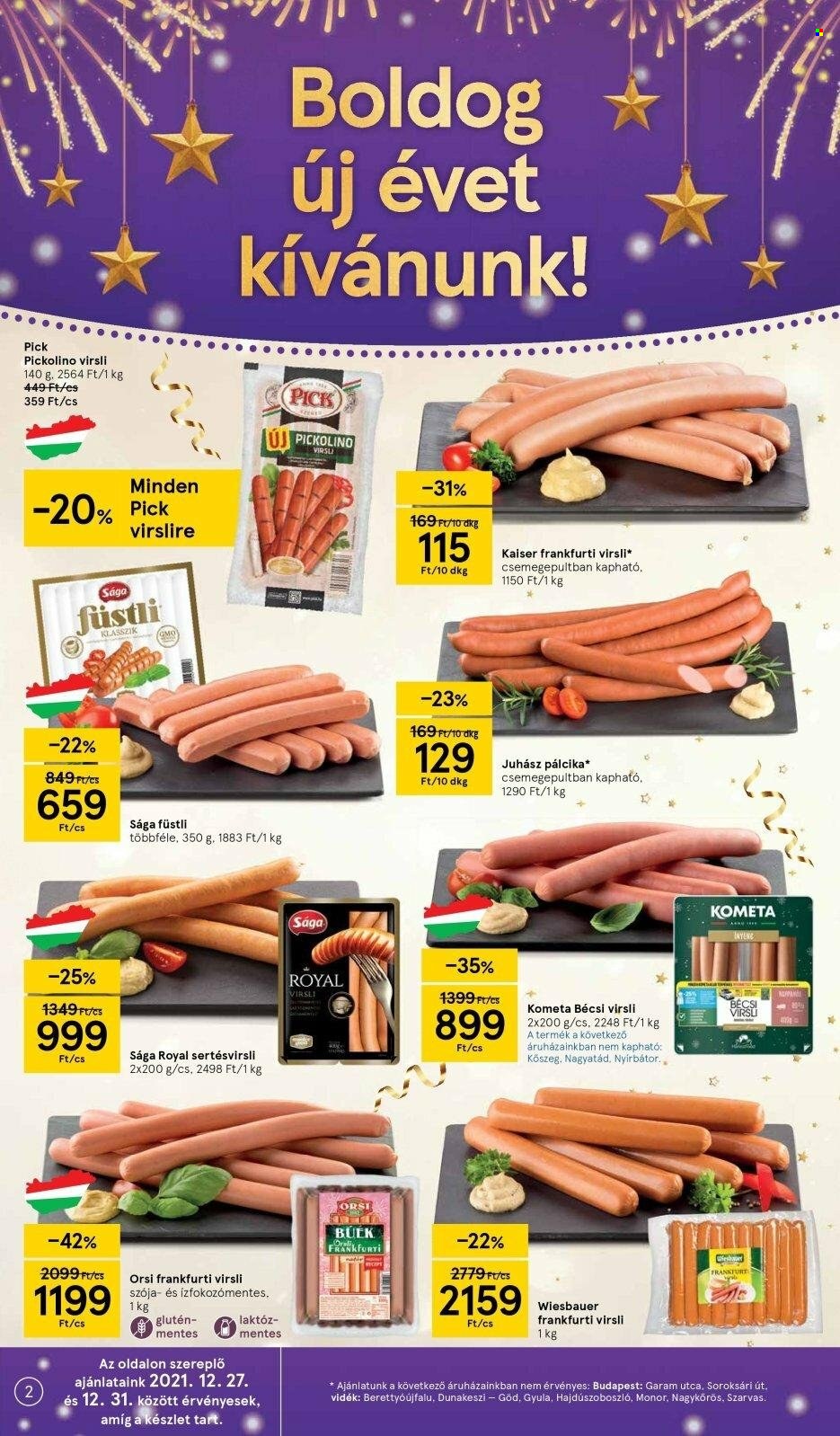 TESCO akciós újságok - 2021.12.27 - 2022.01.04. Oldal 2