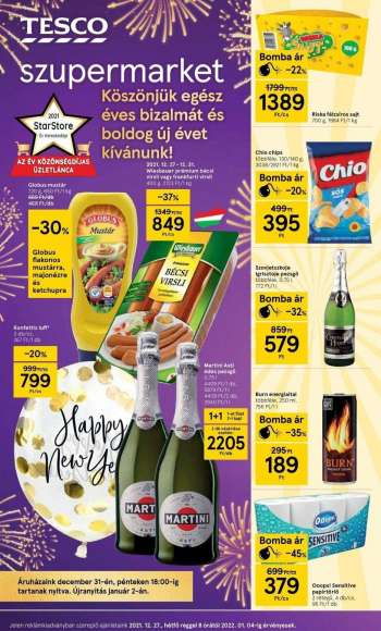 Újság TESCO - 2021.12.27 - 2022.01.04.