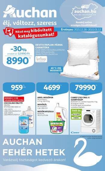 Újság Auchan - 2021.12.28 - 2022.01.12.