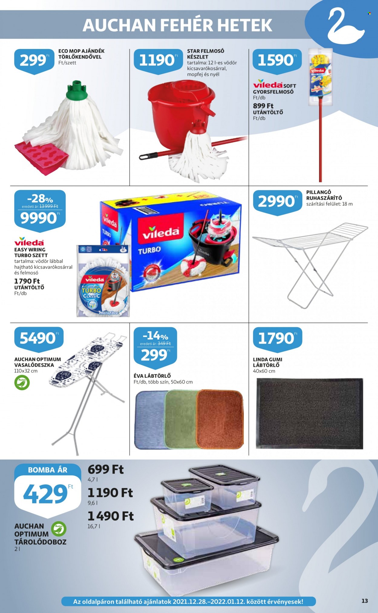 Auchan akciós újságok - 2021.12.27 - 2022.01.05. Oldal 13