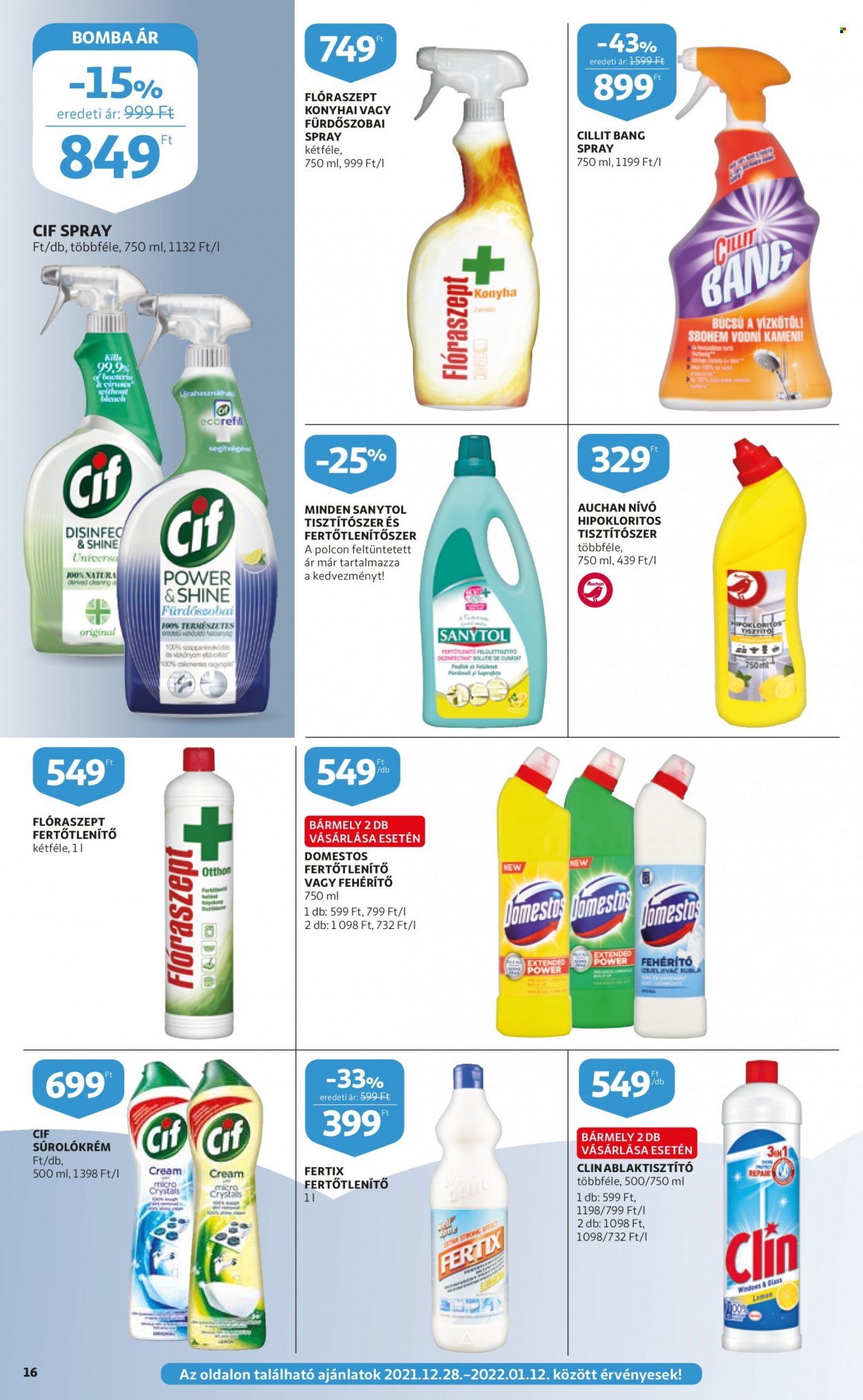 Auchan akciós újságok - 2021.12.27 - 2022.01.05. Oldal 16