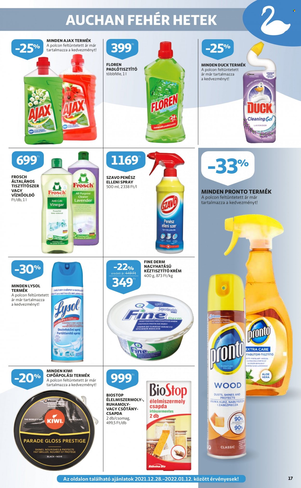 Auchan akciós újságok - 2021.12.27 - 2022.01.05. Oldal 17
