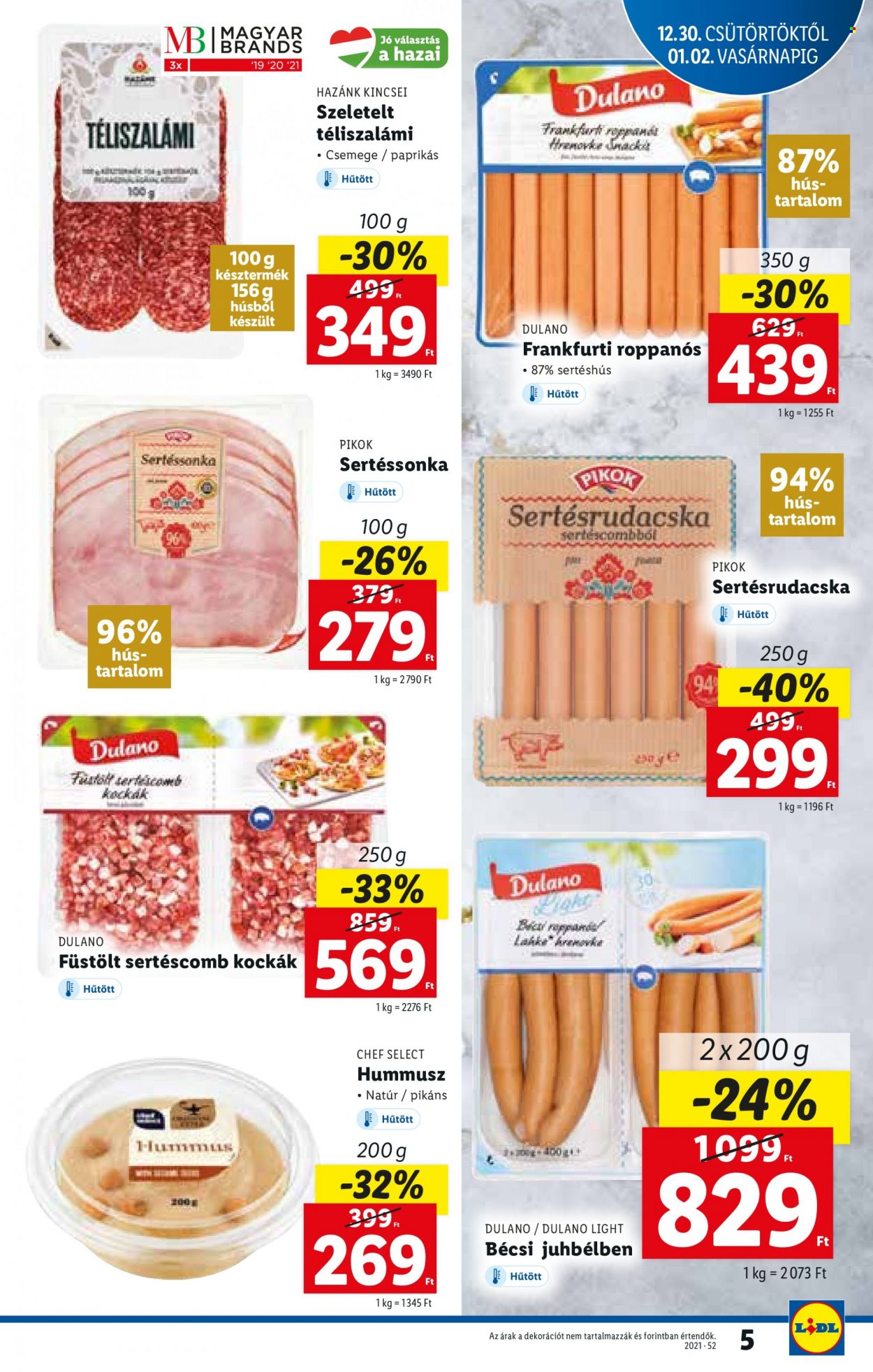 Lidl akciós újságok - 2021.12.30 - 2022.01.05. Oldal 5