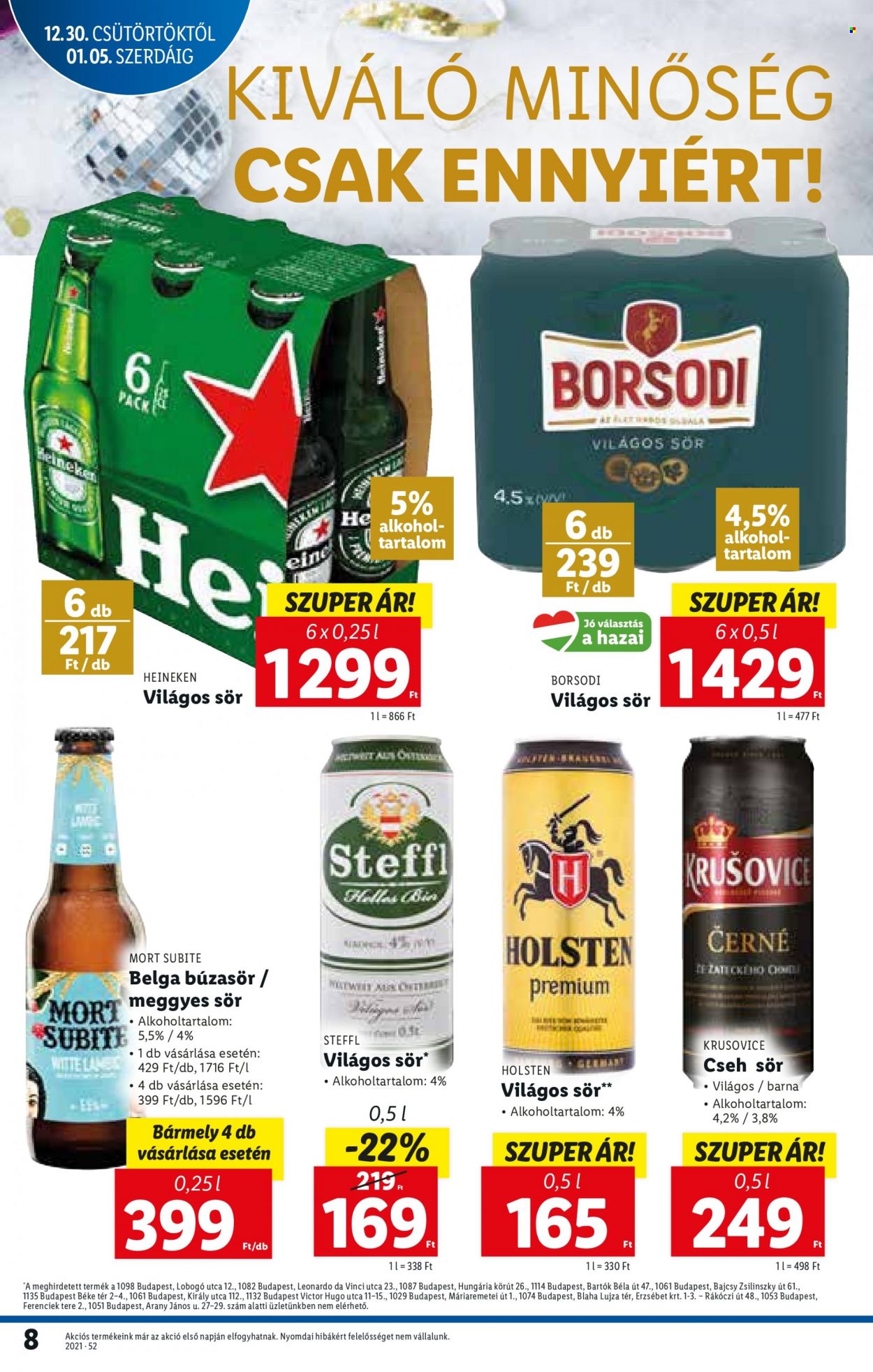 Lidl akciós újságok - 2021.12.30 - 2022.01.05. Oldal 8