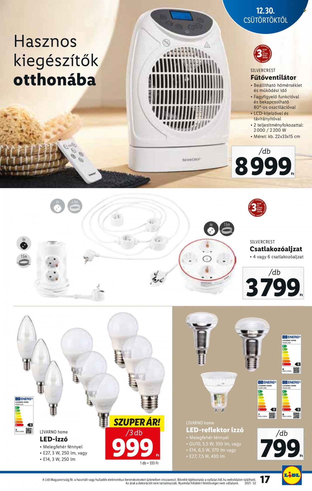 Lidl akciós újságok - 2021.12.30 - 2022.01.05. Oldal 17