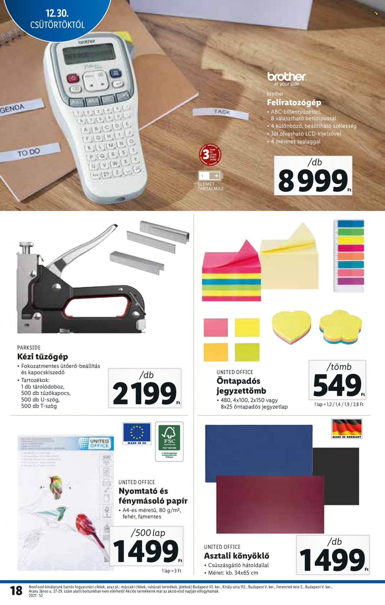 Lidl akciós újságok - 2021.12.30 - 2022.01.05. Oldal 18
