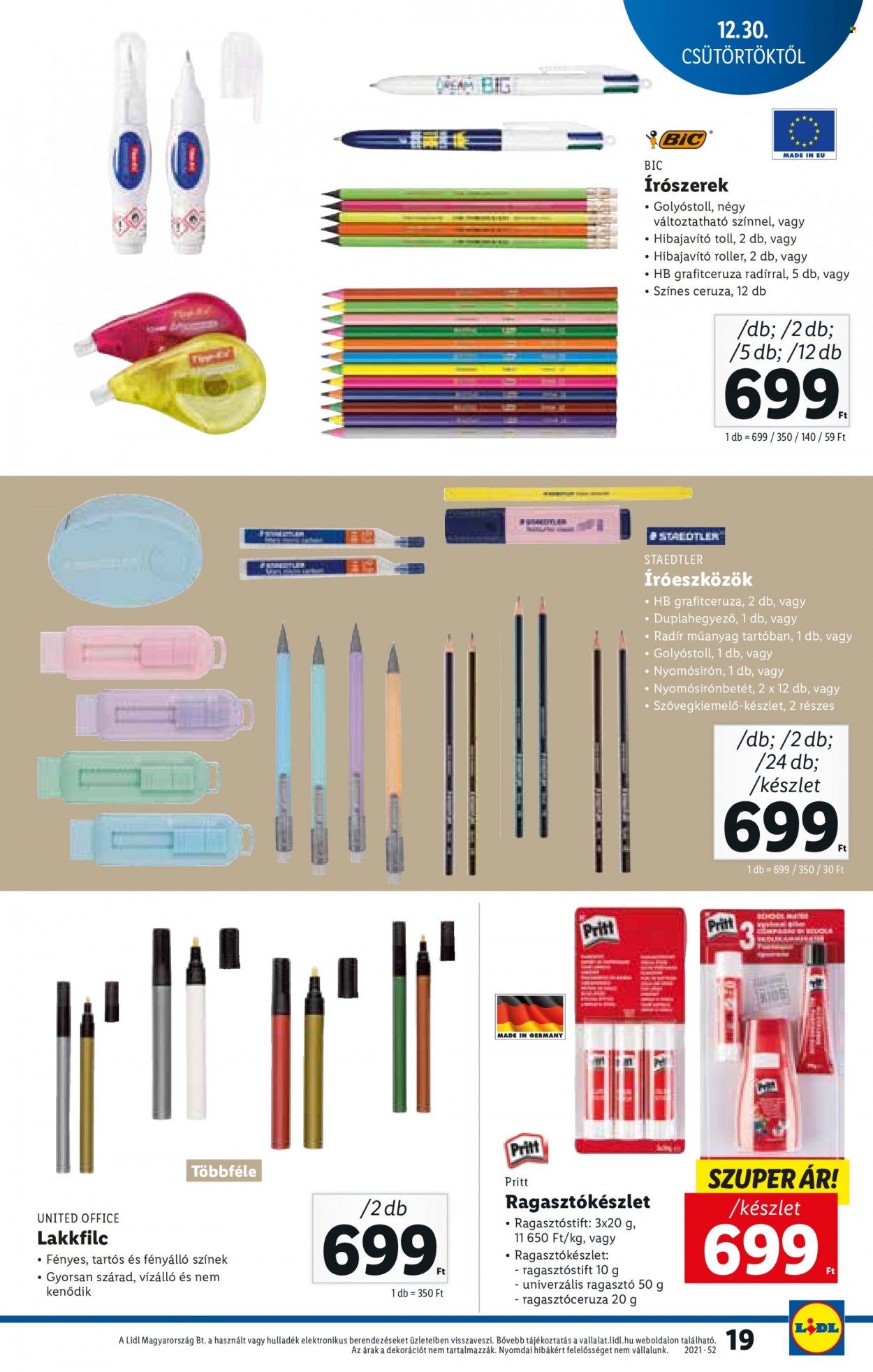 Lidl akciós újságok - 2021.12.30 - 2022.01.05. Oldal 19