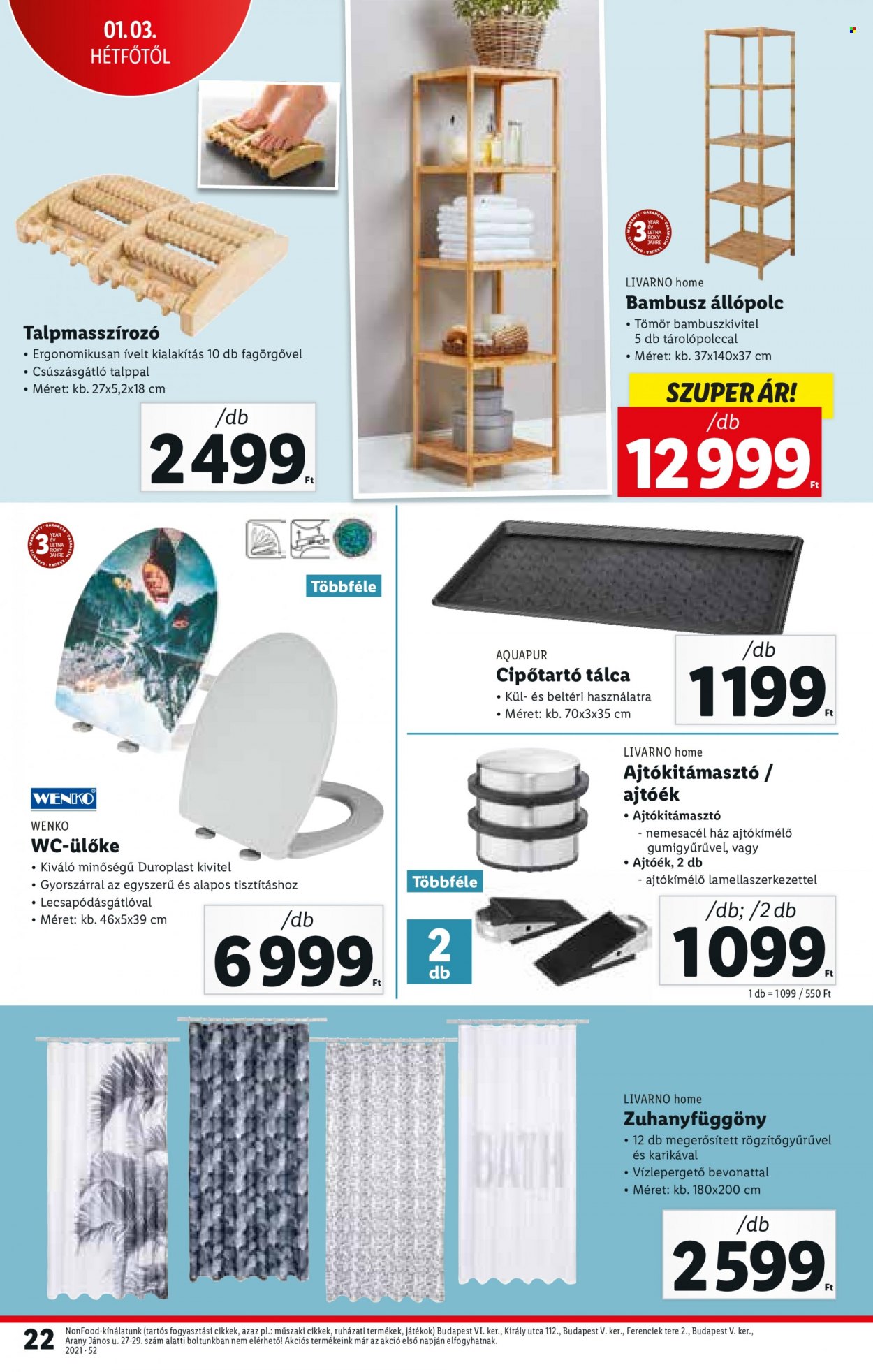Lidl akciós újságok - 2021.12.30 - 2022.01.05. Oldal 22