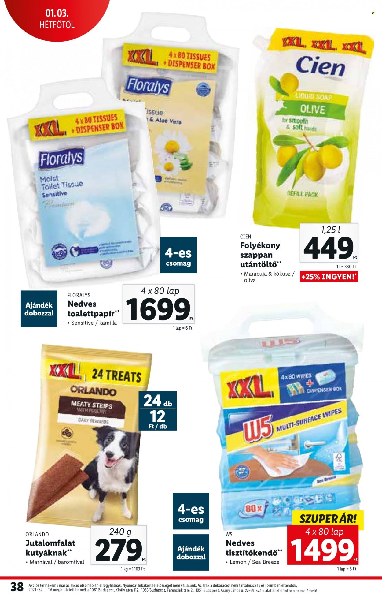 Lidl akciós újságok - 2021.12.30 - 2022.01.05. Oldal 38
