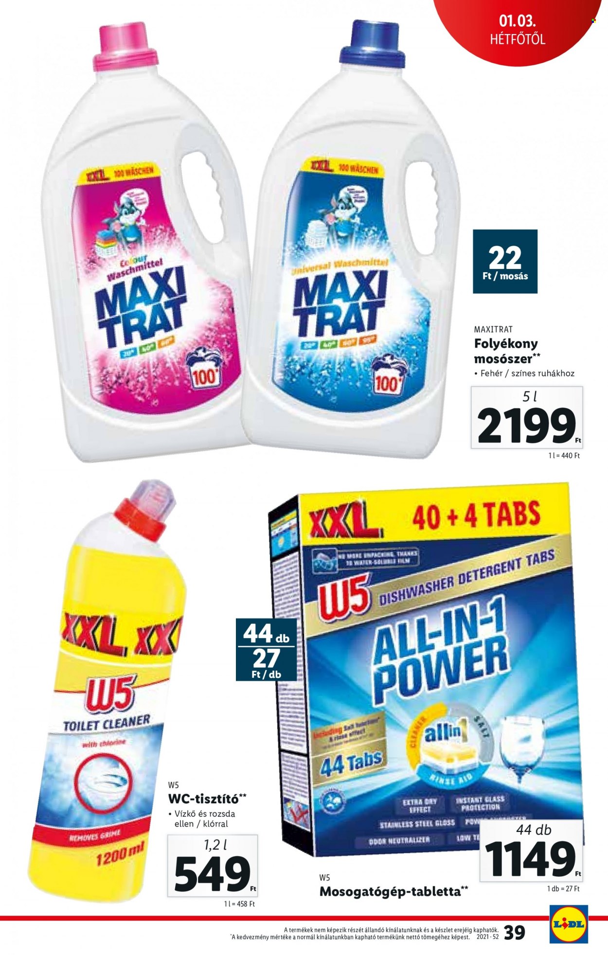 Lidl akciós újságok - 2021.12.30 - 2022.01.05. Oldal 39