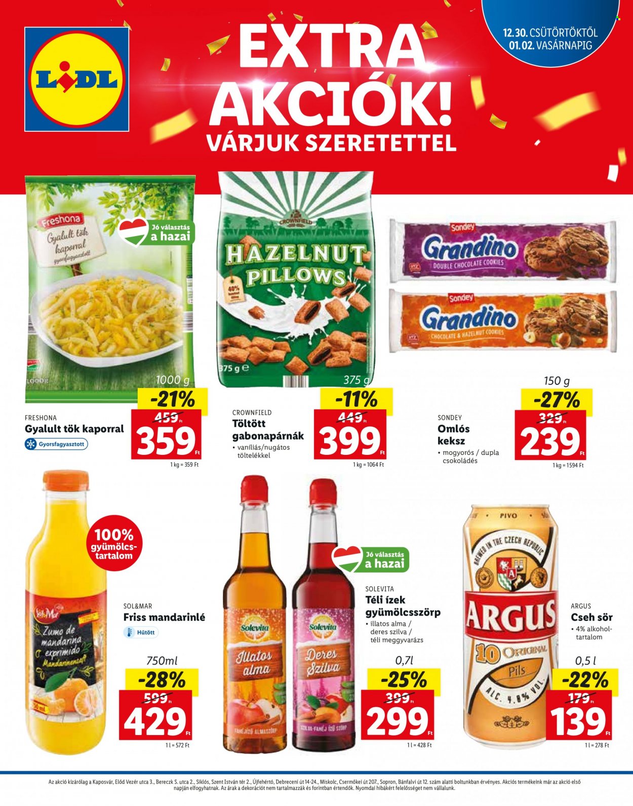 Lidl akciós újságok - 2021.12.30 - 2022.01.02. Oldal 4