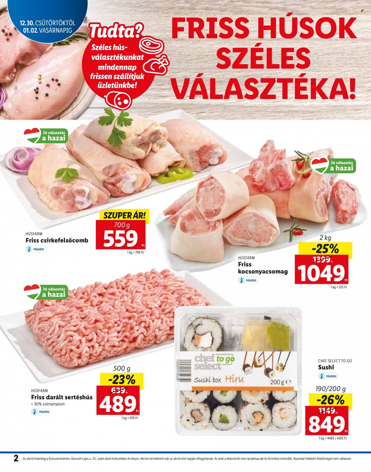 Lidl akciós újságok - 2021.12.30 - 2022.01.02. Oldal 2