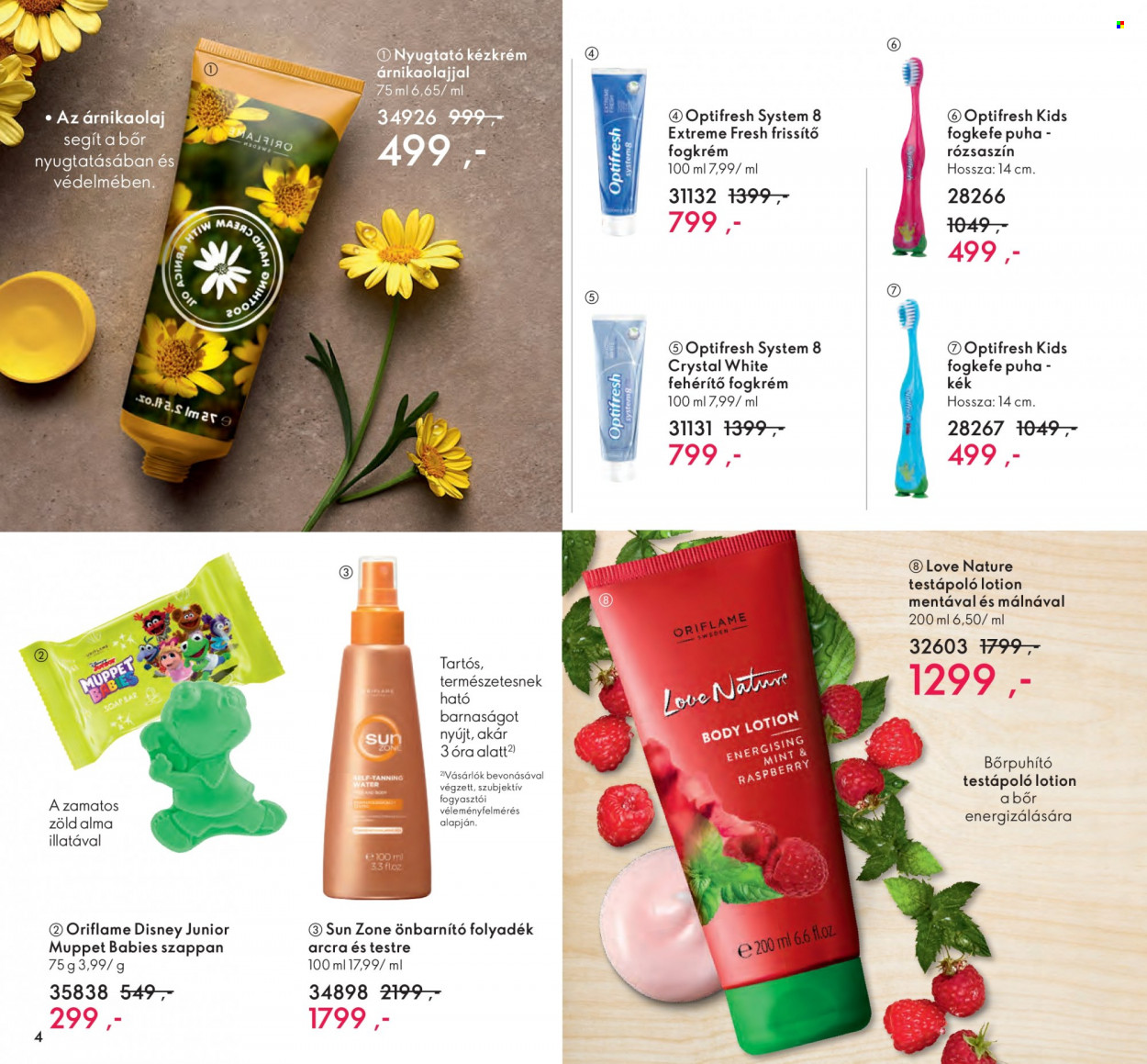 Oriflame akciós újságok - 2021.12.28 - 2022.01.24. Oldal 4
