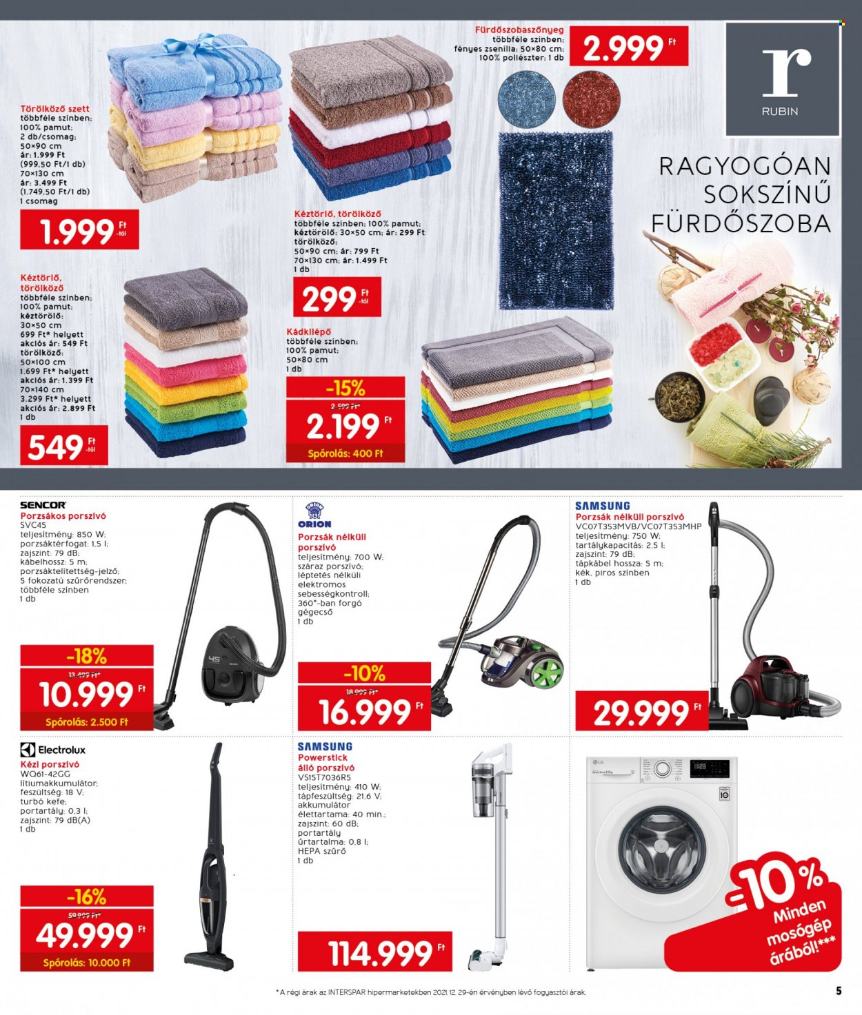 INTERSPAR akciós újságok - 2022.01.02 - 2022.01.19. Oldal 5