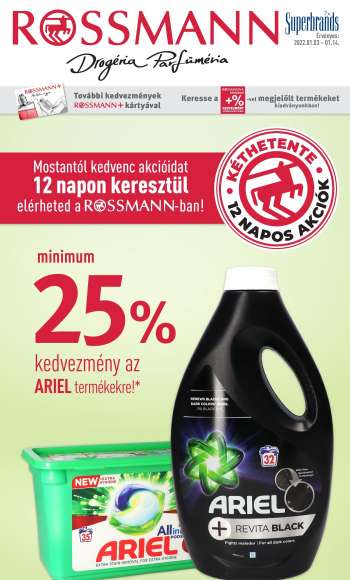 Újság Rossmann - 2022.01.03 - 2022.01.14.