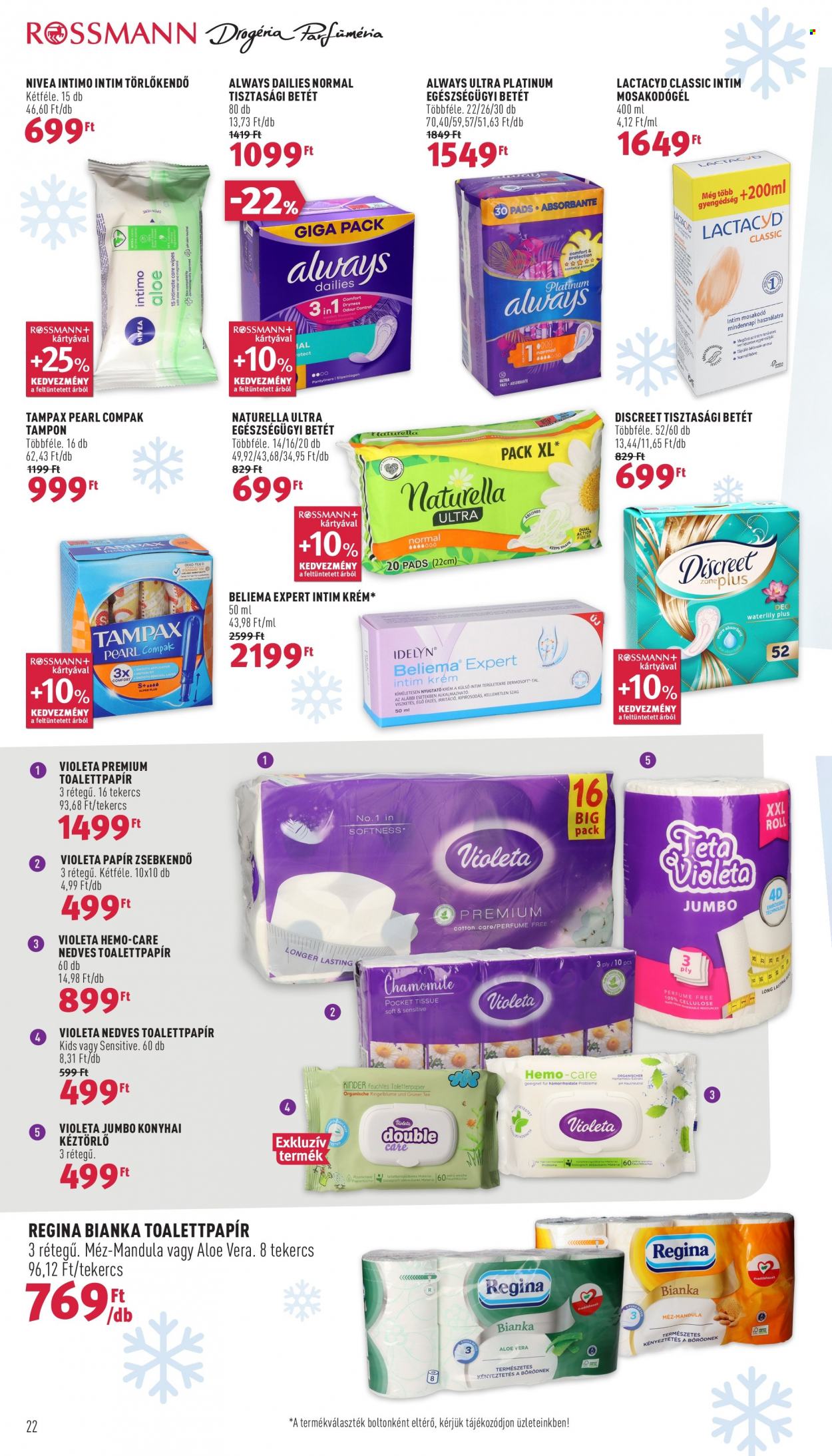 Rossmann akciós újságok - 2022.01.03 - 2022.01.14. Oldal 22