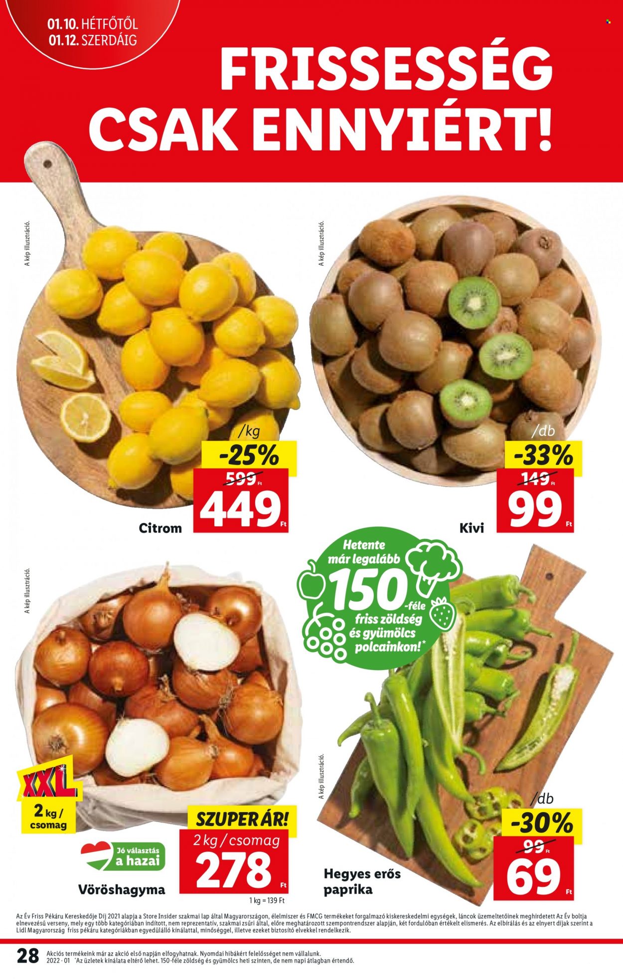 Lidl akciós újságok - 2022.01.06 - 2022.01.12. Oldal 28