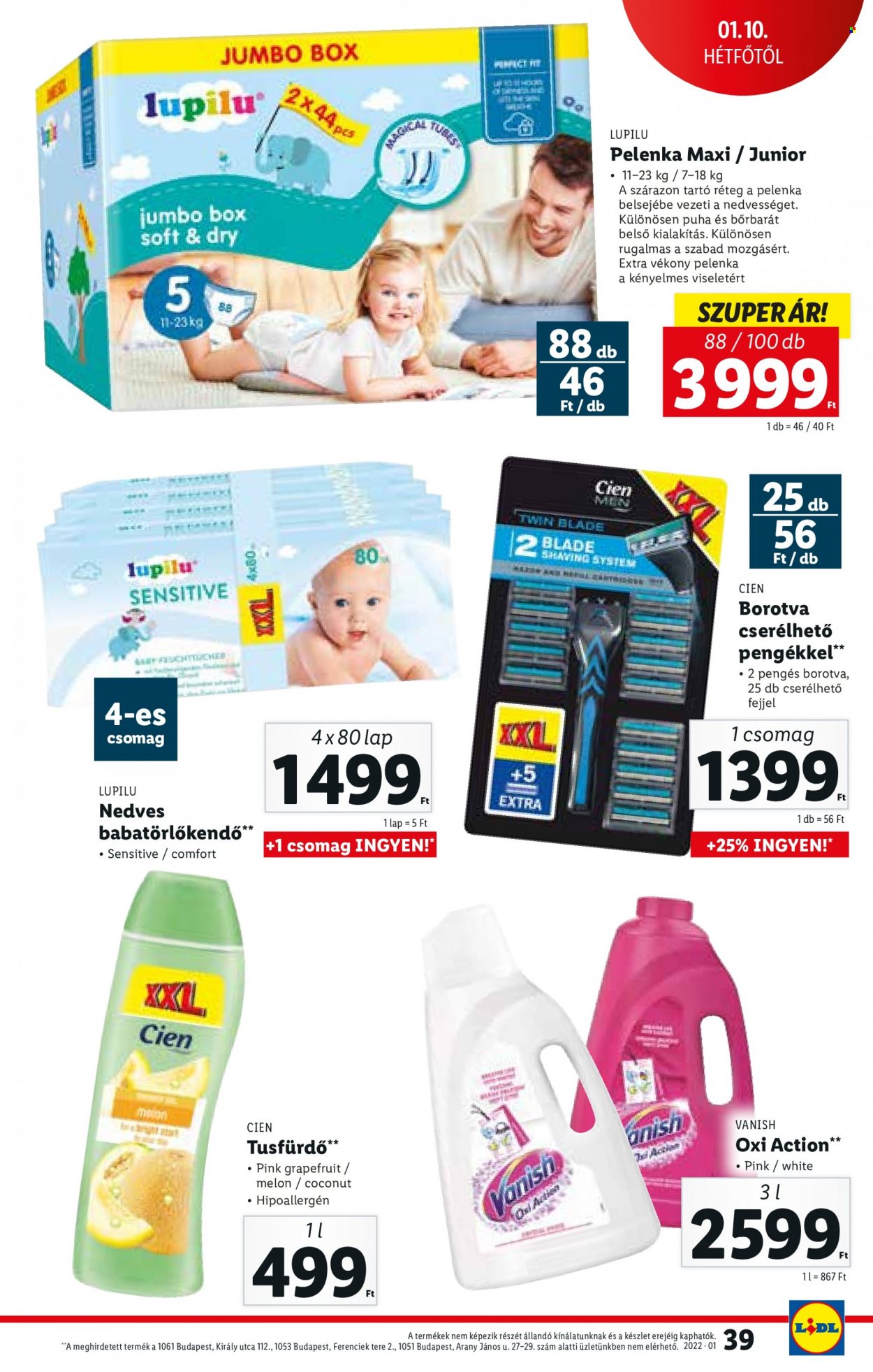 Lidl akciós újságok - 2022.01.06 - 2022.01.12. Oldal 39