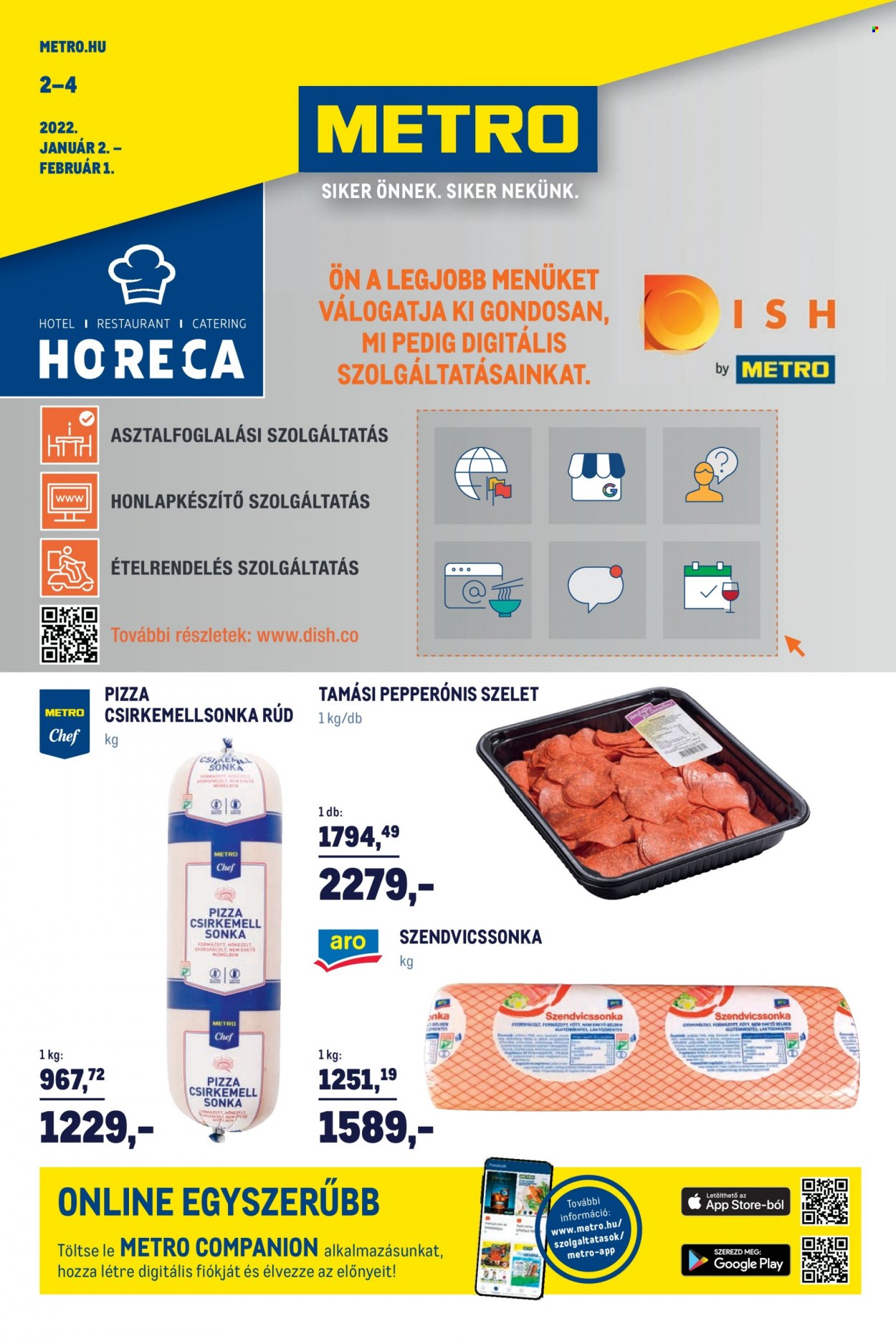 Metro akciós újságok - 2022.01.02 - 2022.02.01. Oldal 1