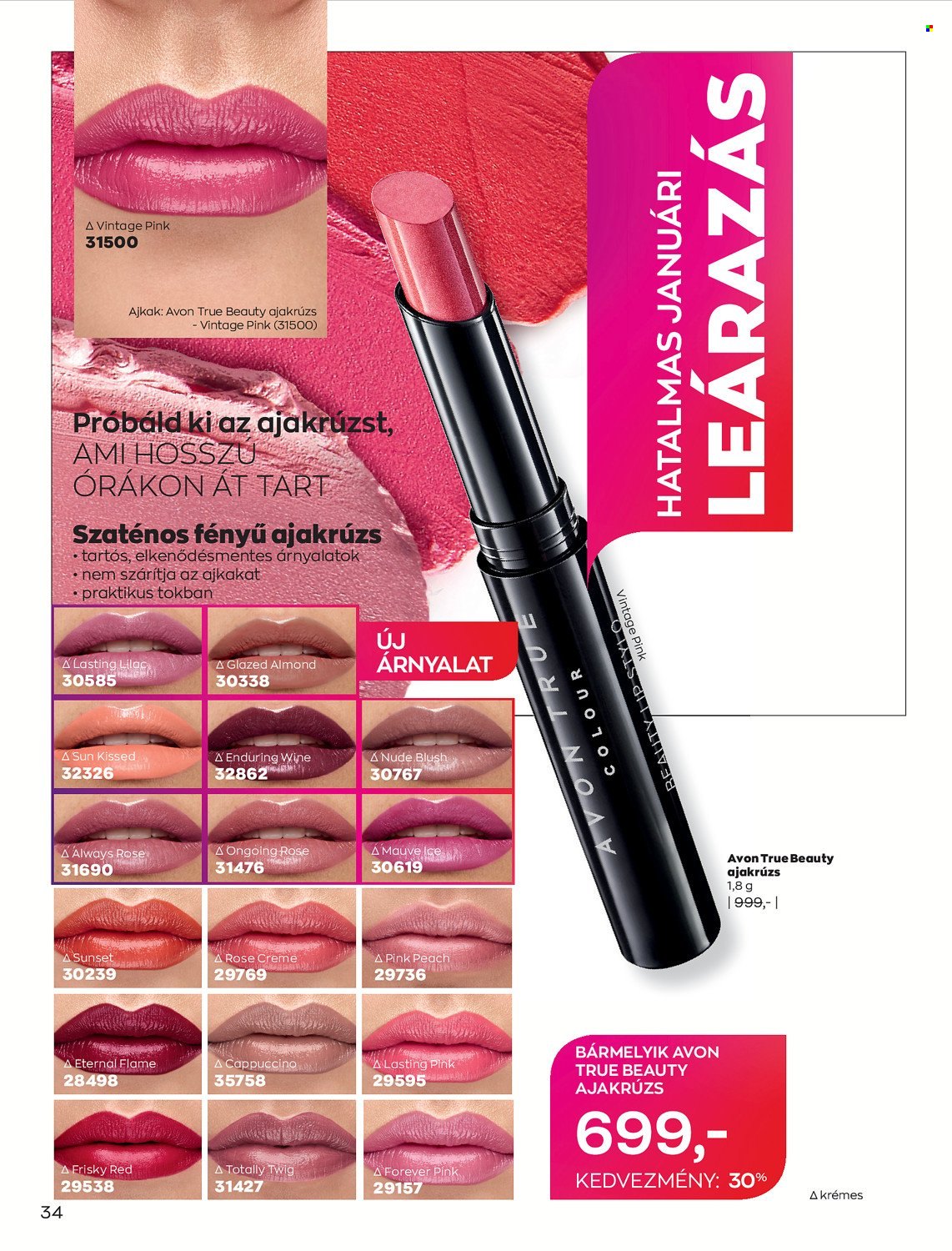 Avon akciós újságok - 2022.01.01 - 2022.01.31. Oldal 36