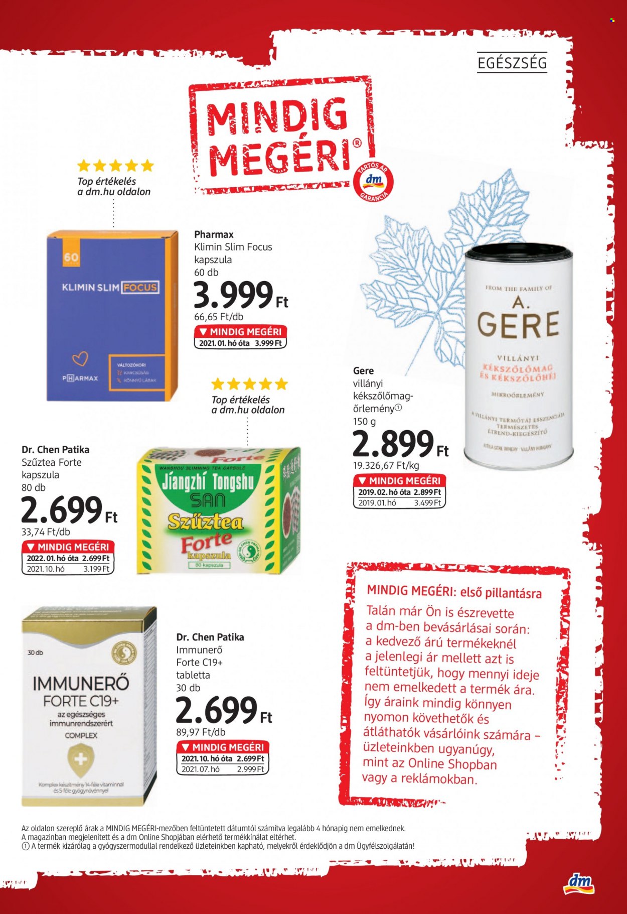 dm drogerie markt akciós újságok - 2022.01.06 - 2022.01.19. Oldal 3