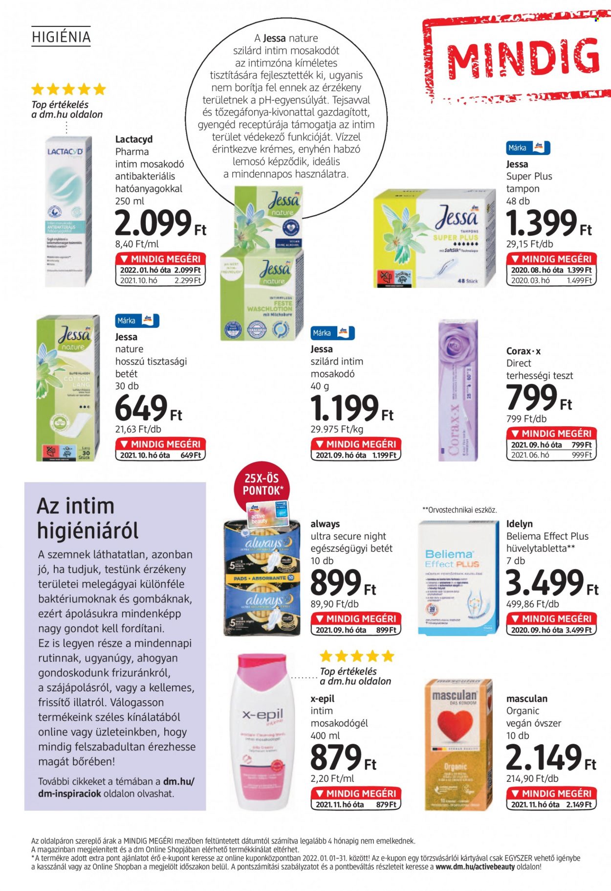 dm drogerie markt akciós újságok - 2022.01.06 - 2022.01.19. Oldal 18