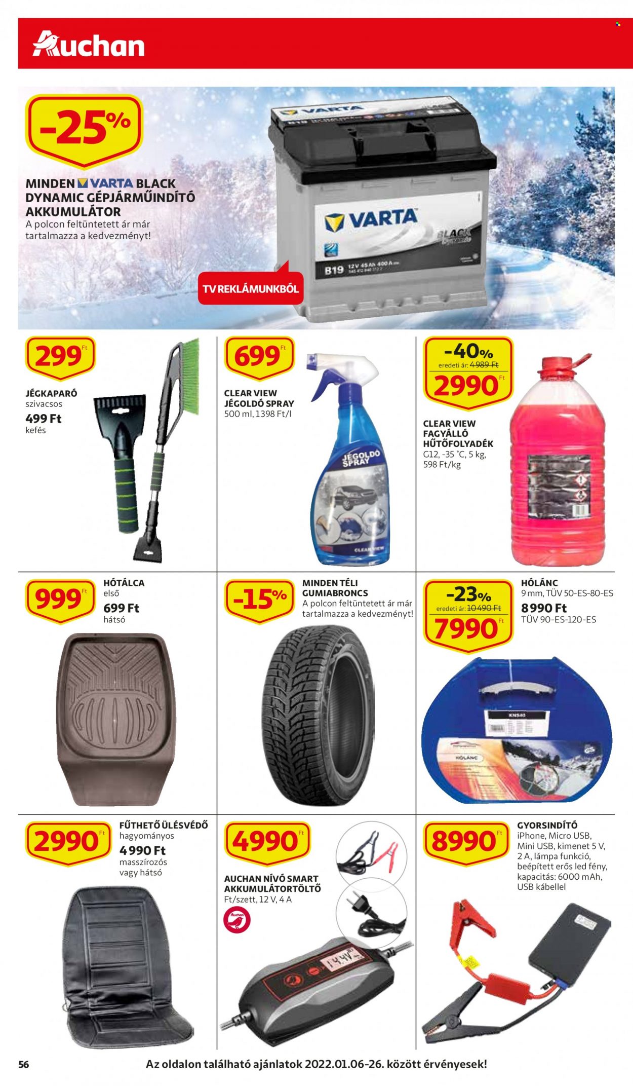 Auchan akciós újságok - 2022.01.06 - 2022.01.19. Oldal 56