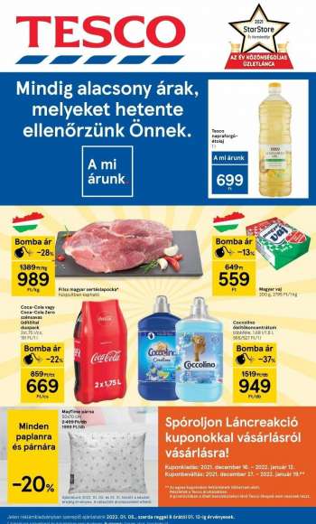 Újság TESCO - 2022.01.05 - 2022.01.12.