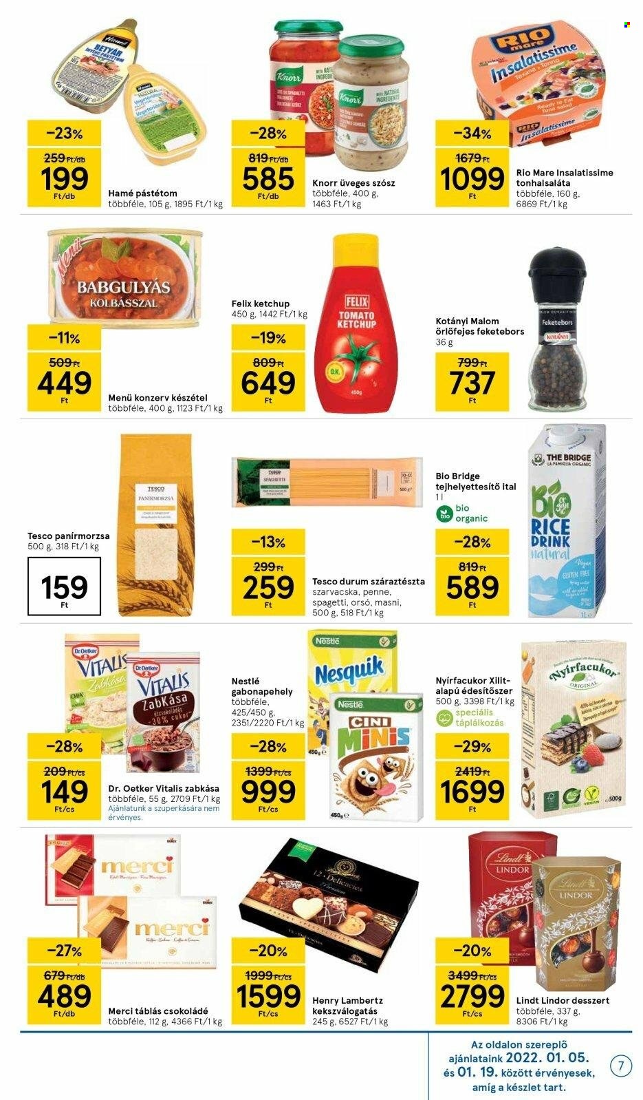 TESCO akciós újságok - 2022.01.05 - 2022.01.12. Oldal 7