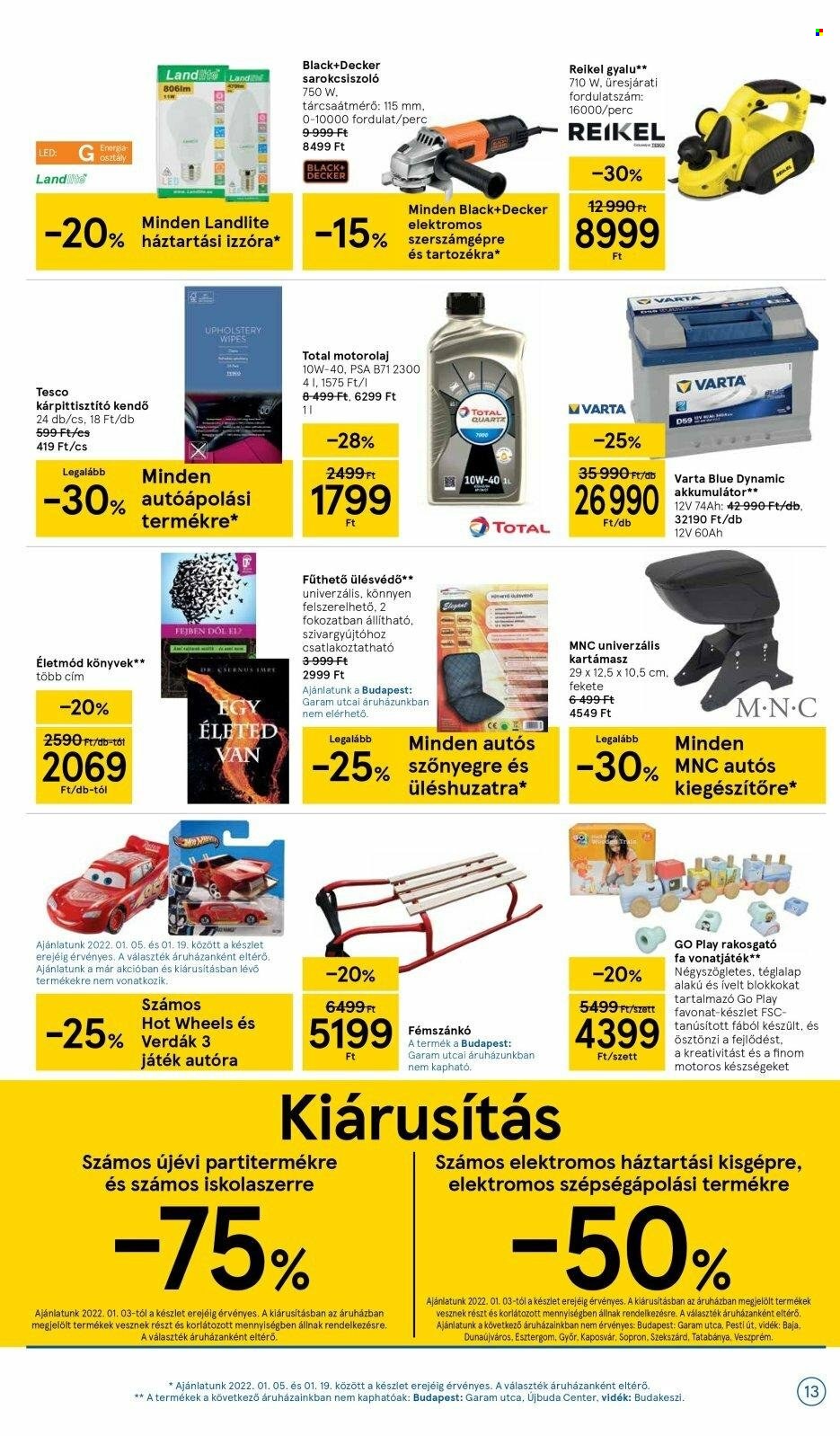 TESCO akciós újságok - 2022.01.05 - 2022.01.12. Oldal 13