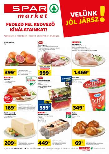 Újság SPAR market - 2022.01.06 - 2022.01.12.