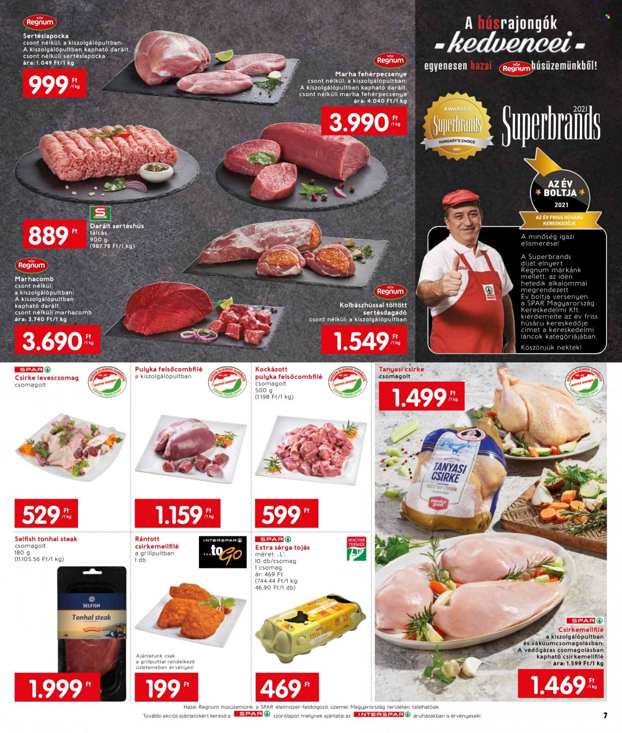INTERSPAR akciós újságok - 2022.01.06 - 2022.01.12. Oldal 9