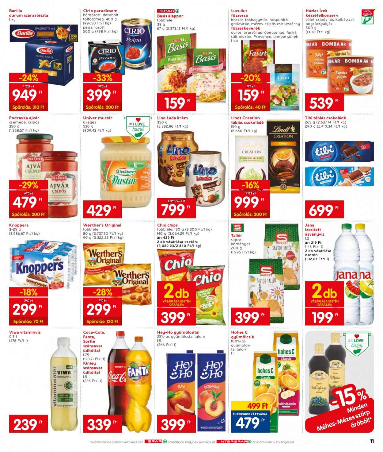 INTERSPAR akciós újságok - 2022.01.06 - 2022.01.12. Oldal 15