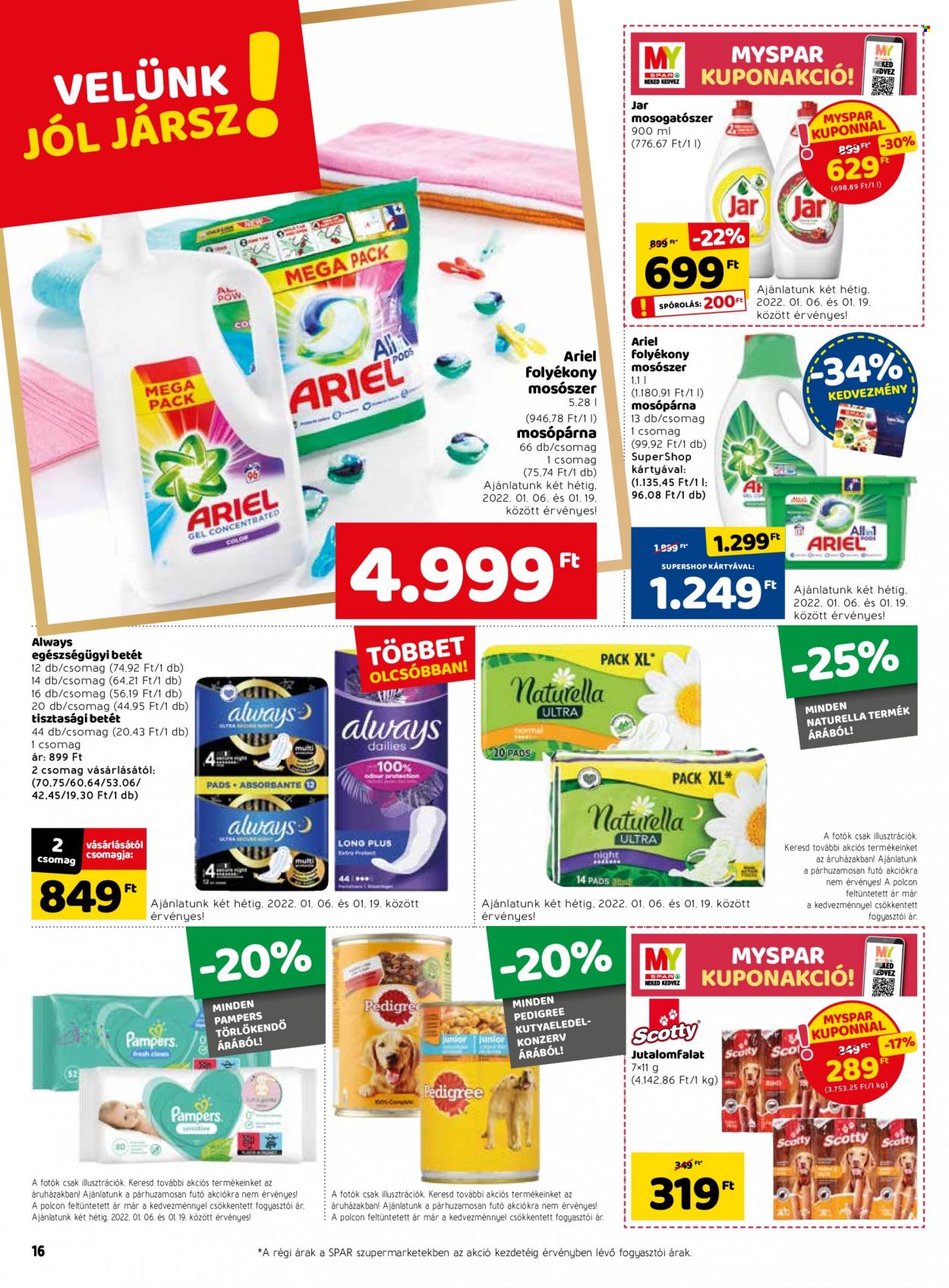 SPAR akciós újságok - 2022.01.06 - 2022.01.12. Oldal 22