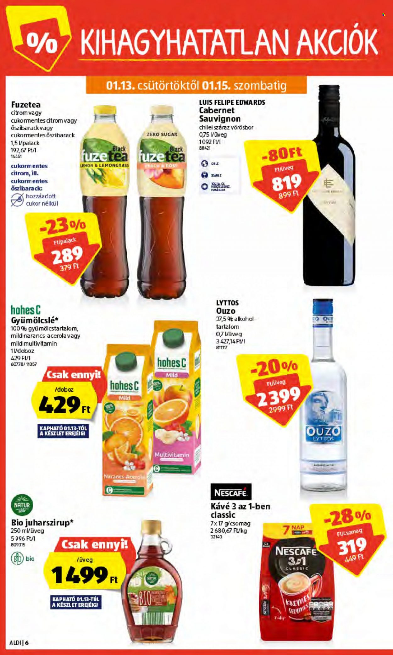 Aldi akciós újságok - 2022.01.13 - 2022.01.19. Oldal 6