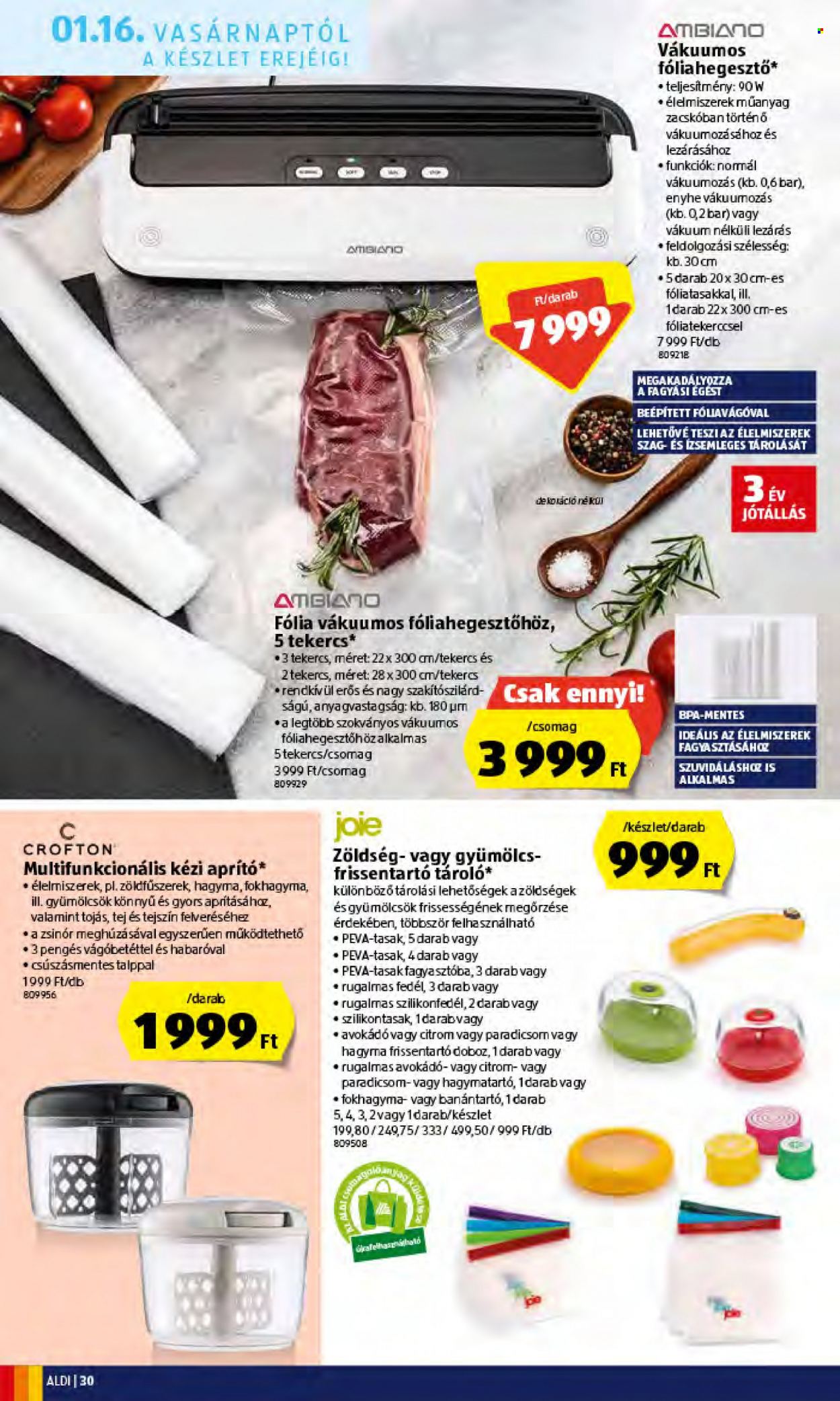 Aldi akciós újságok - 2022.01.13 - 2022.01.19. Oldal 30