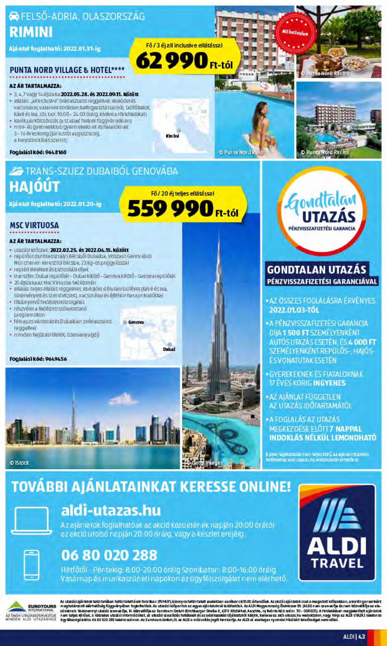 Aldi akciós újságok - 2022.01.13 - 2022.01.19. Oldal 43