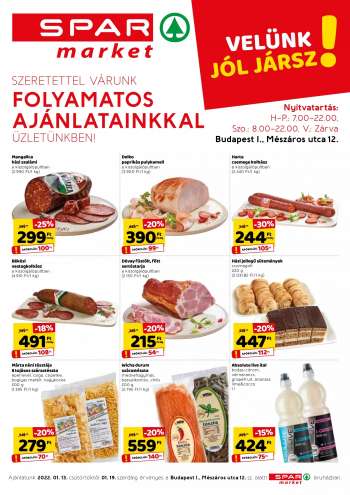 Újság SPAR market - 2022.01.13 - 2022.01.19.
