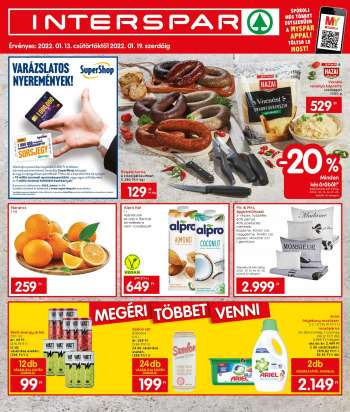 Újság INTERSPAR - 2022.01.13 - 2022.01.19.