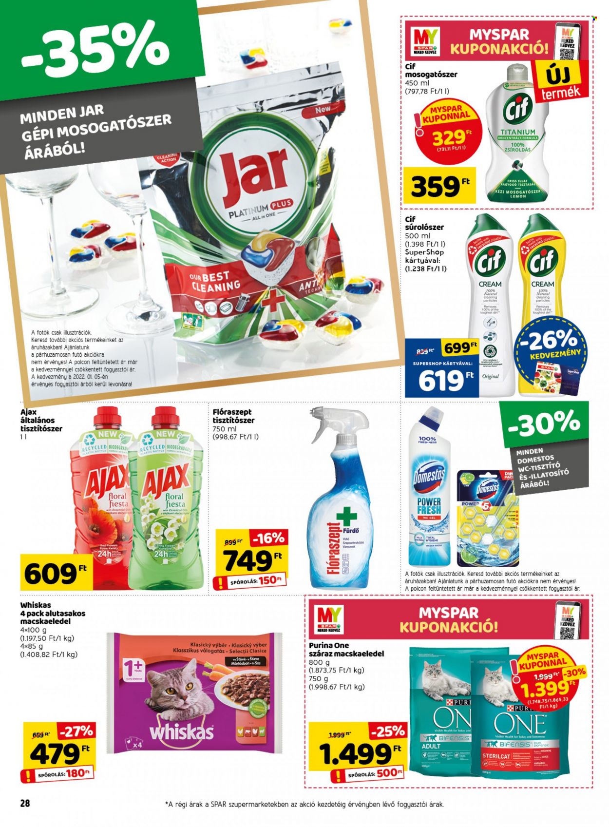 SPAR akciós újságok - 2022.01.13 - 2022.01.19. Oldal 34