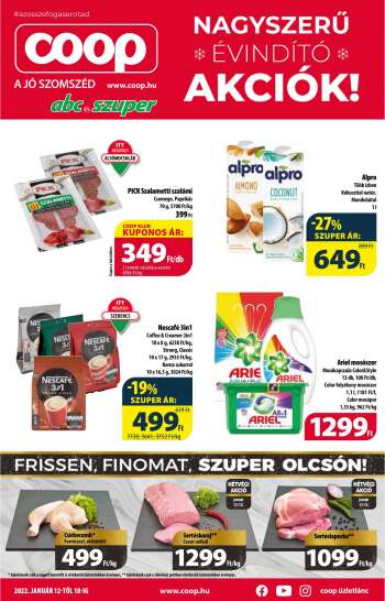 Újság Coop - 2022.01.12 - 2022.01.18.