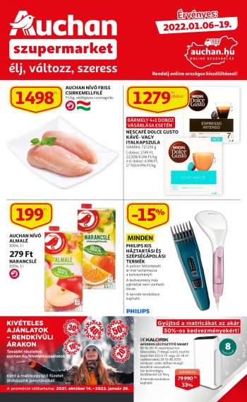 Újság Auchan - 2022.01.06 - 2022.01.19.