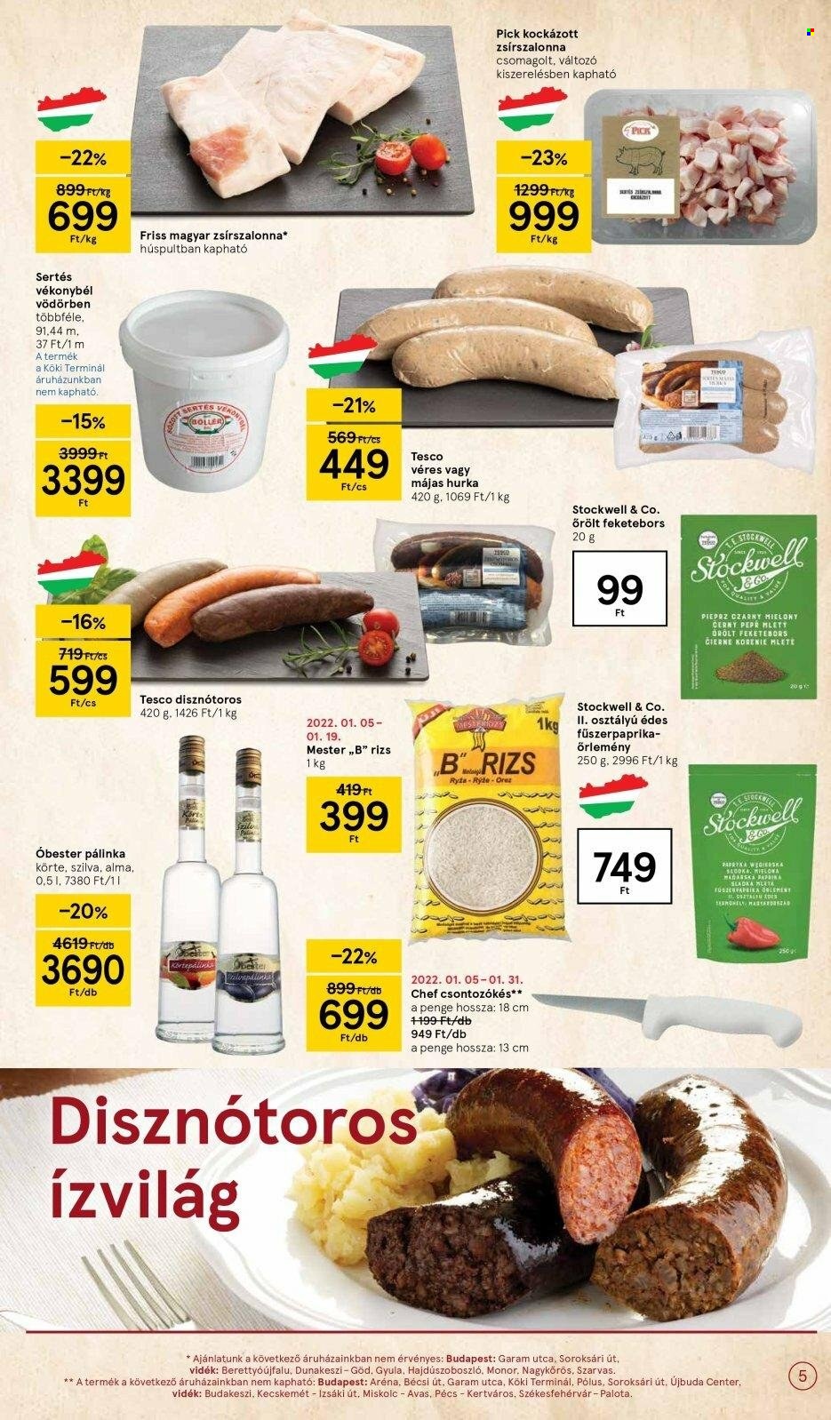 TESCO akciós újságok - 2022.01.13 - 2022.01.19. Oldal 5