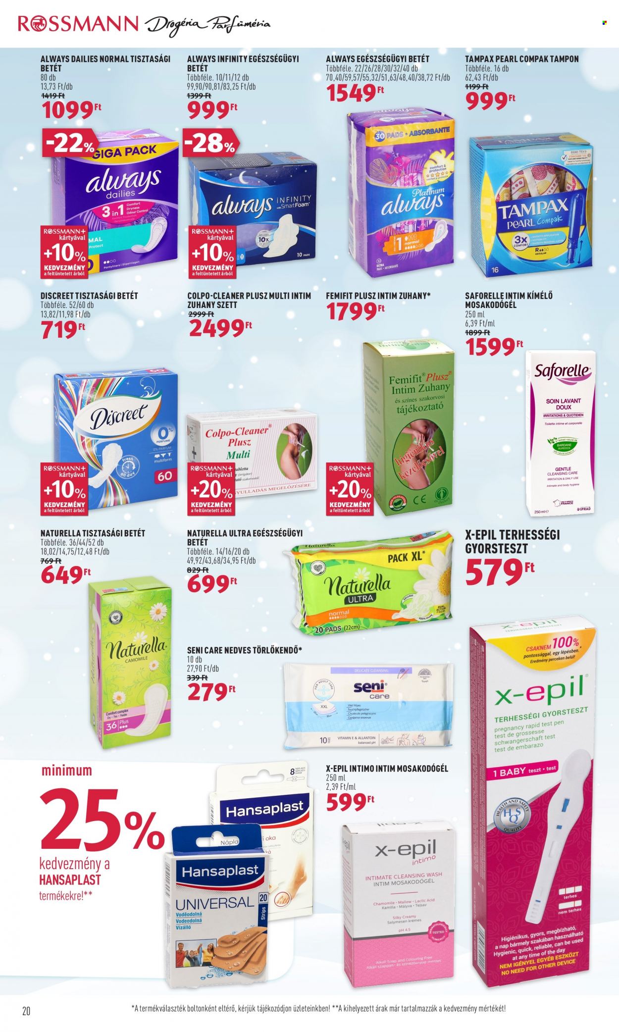 Rossmann akciós újságok - 2022.01.17 - 2022.01.28. Oldal 20