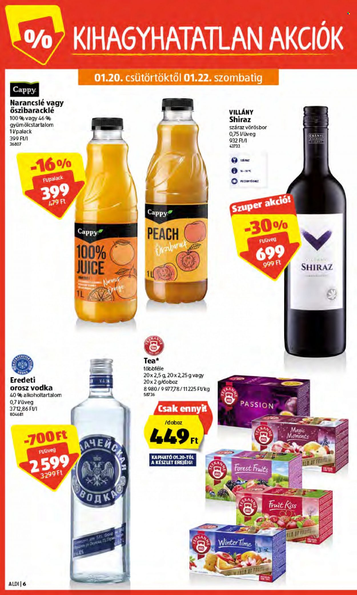 Aldi akciós újságok - 2022.01.20 - 2022.01.26. Oldal 6