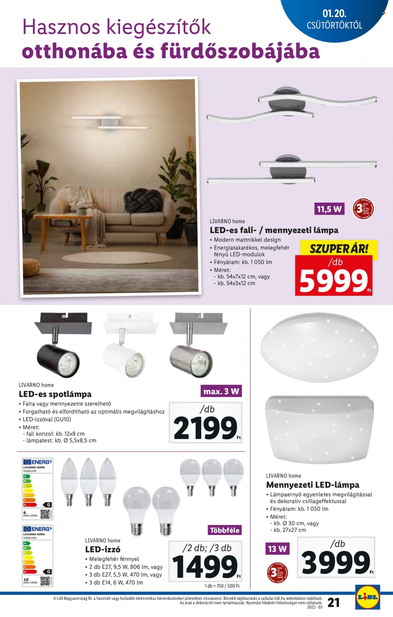 Lidl akciós újságok - 2022.01.20 - 2022.01.26. Oldal 21