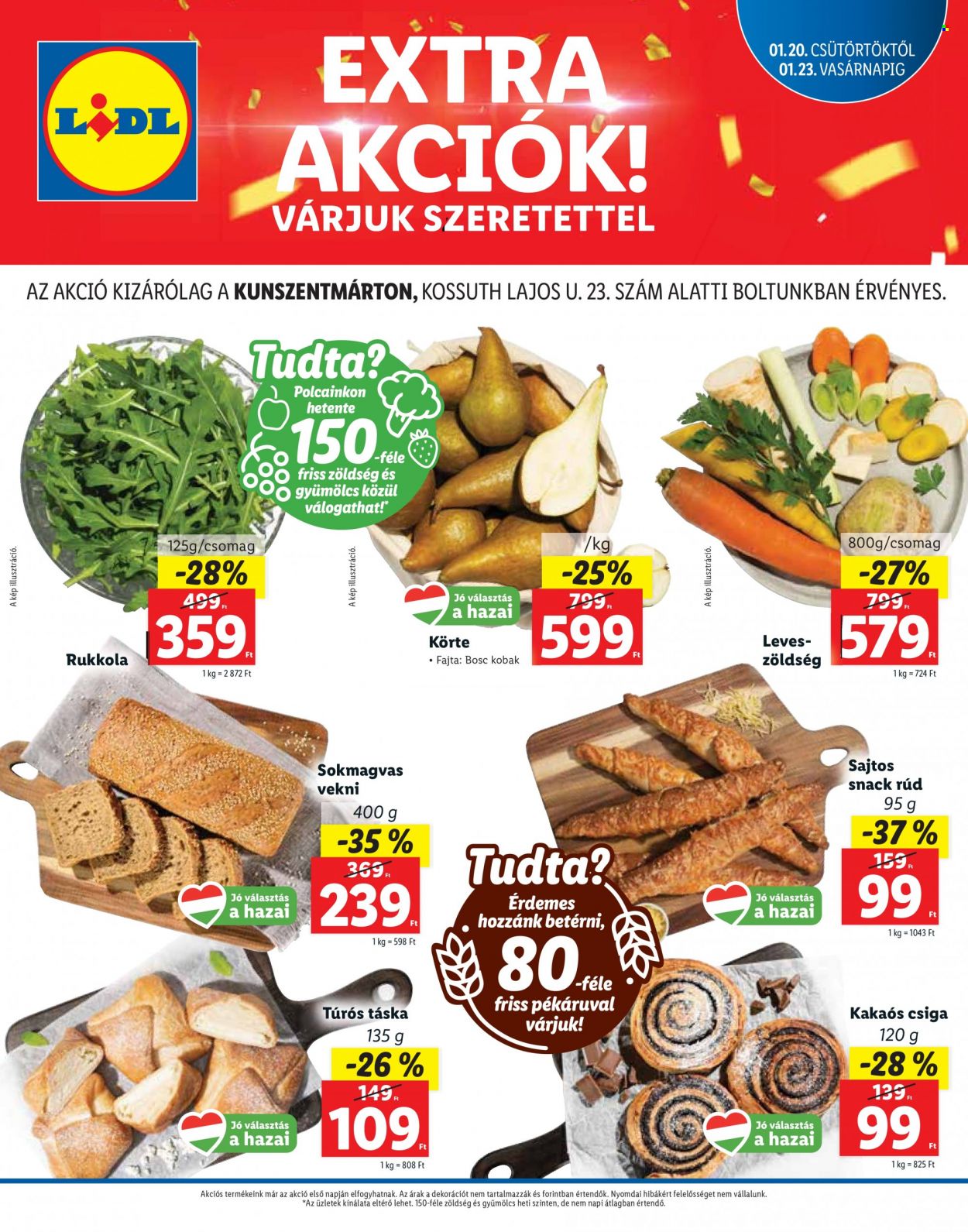 Lidl akciós újságok - 2022.01.20 - 2022.01.23. Oldal 1