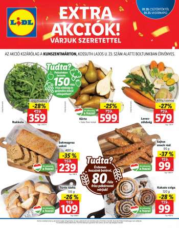 Újság Lidl - 2022.01.20 - 2022.01.23.
