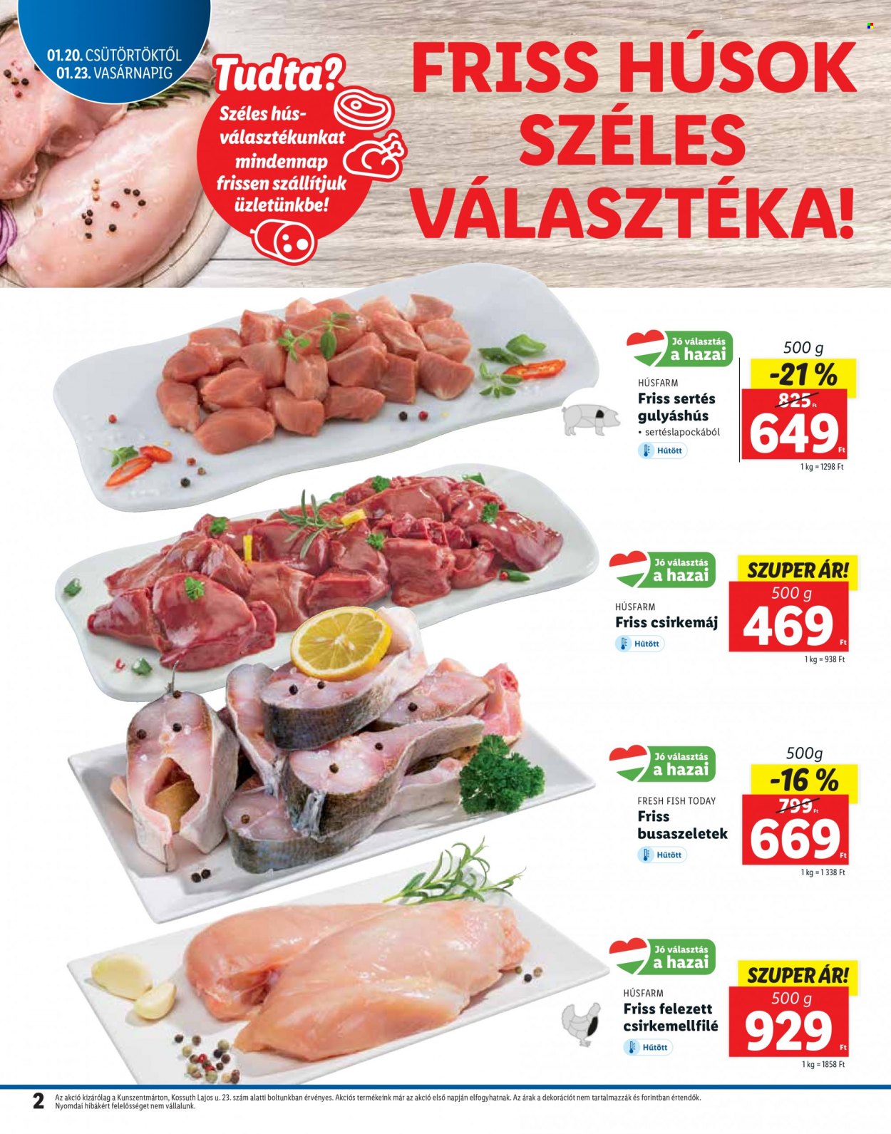 Lidl akciós újságok - 2022.01.20 - 2022.01.23. Oldal 2