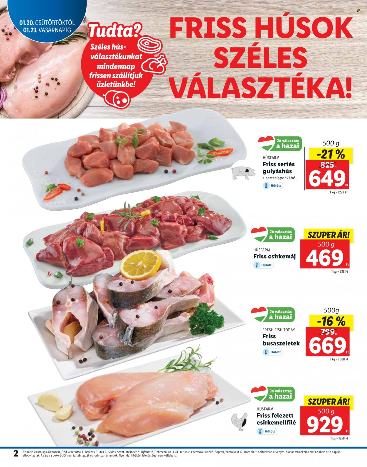 Lidl akciós újságok - 2022.01.20 - 2022.01.23. Oldal 2